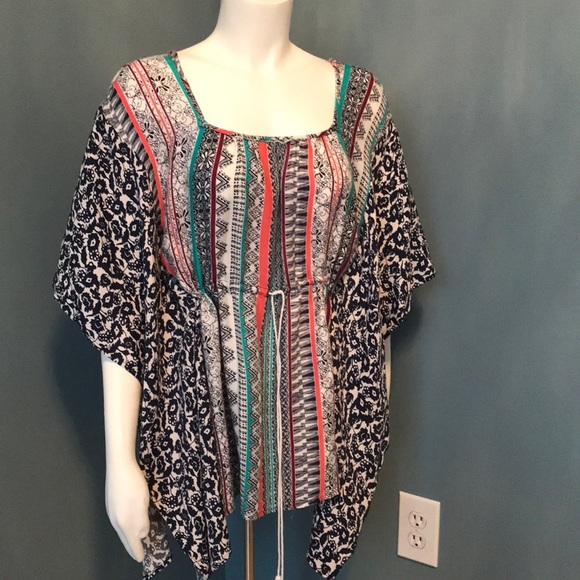 Ella Moss Boho Kimono Hippie Chic Small Tunic NEW - Picture 1 of 6
